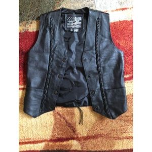 Dream Apparel Biker Leather Vest